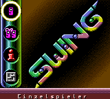 Swing title screen for GameBoy Color